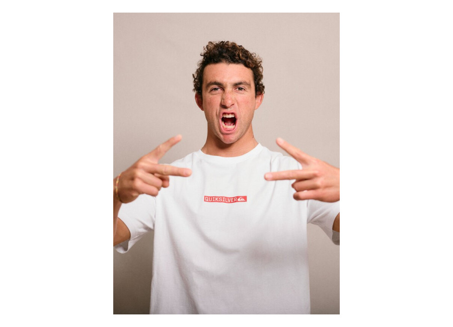 Quiksilver – Dna Clicker – Camiseta de manga corta Blanco hombre
