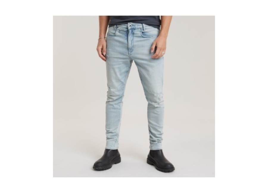 G-Star para hombre. D05385-D634-G315 Jeans D-Staq 3D Slim azul (40/34), Casual, Algodón, Sostenible