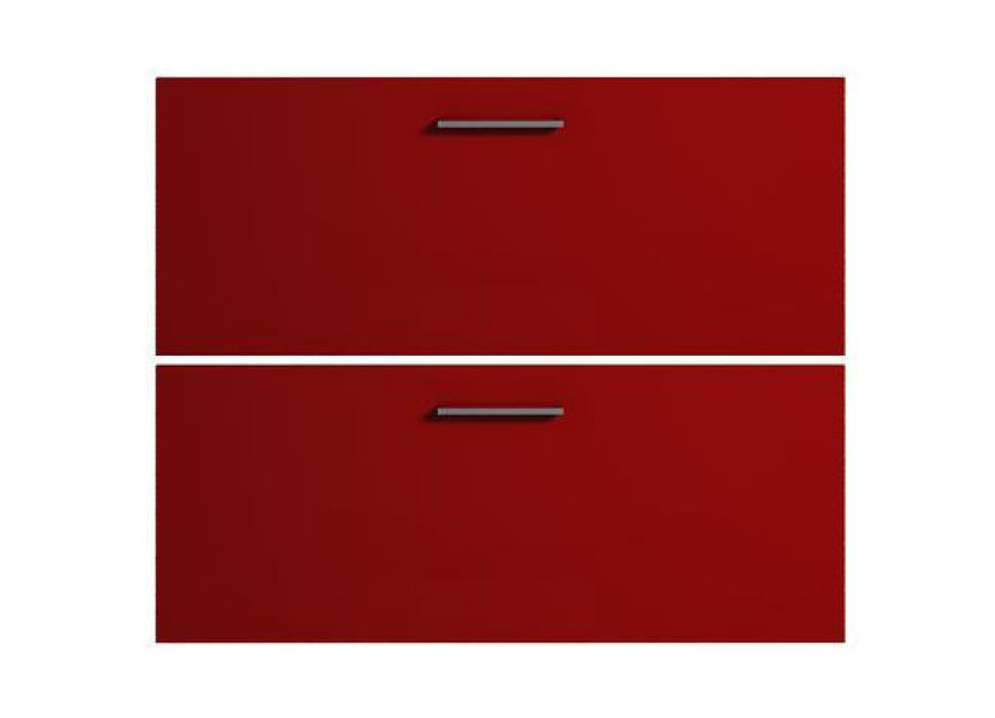Frente de cajón cocina luxury rojo brillo 70 x 90 c