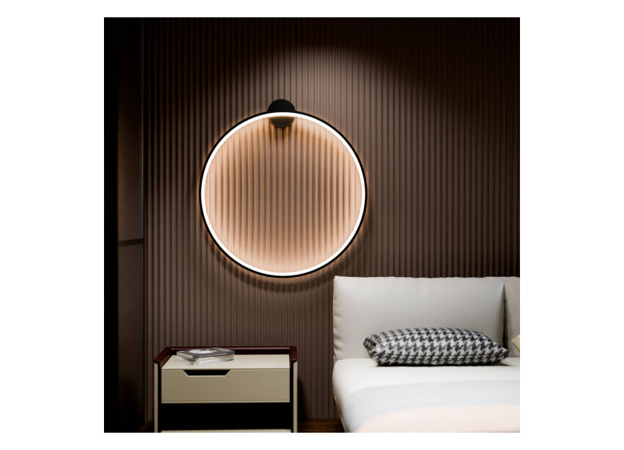 Home Deluxe Aplique LED RAYON negro – 60 c