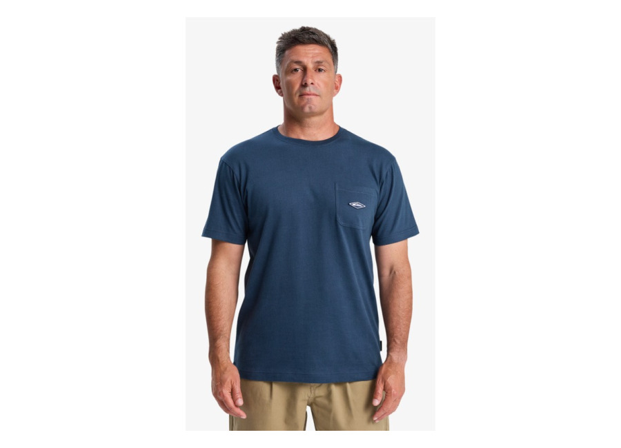 Quiksilver – Diamond Pocket – Camiseta de manga corta Azul hombre