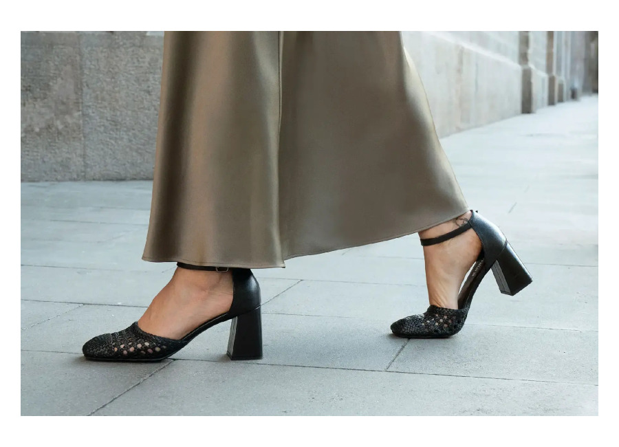 Sandalias de piel tacón mujer VAL Camila’