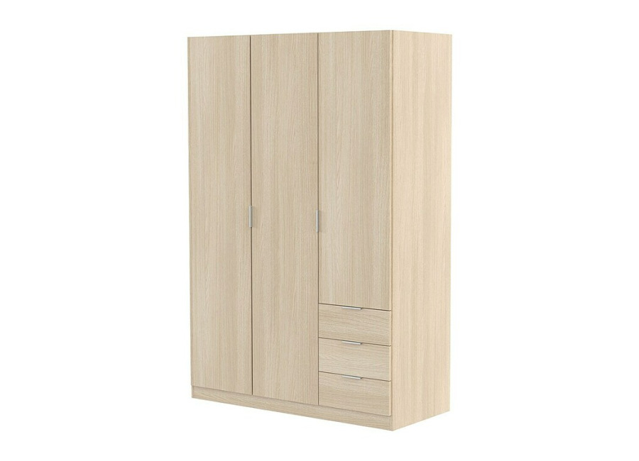 Zapatillas Armario para ropa Basic (L x An x Al: 52 x 121 x 180 cm, Roble)