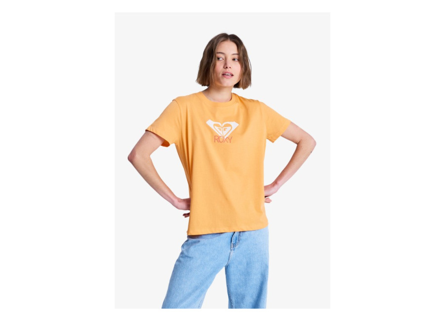 Roxy Ocean Road Art – Camiseta de manga corta Naranja mujer