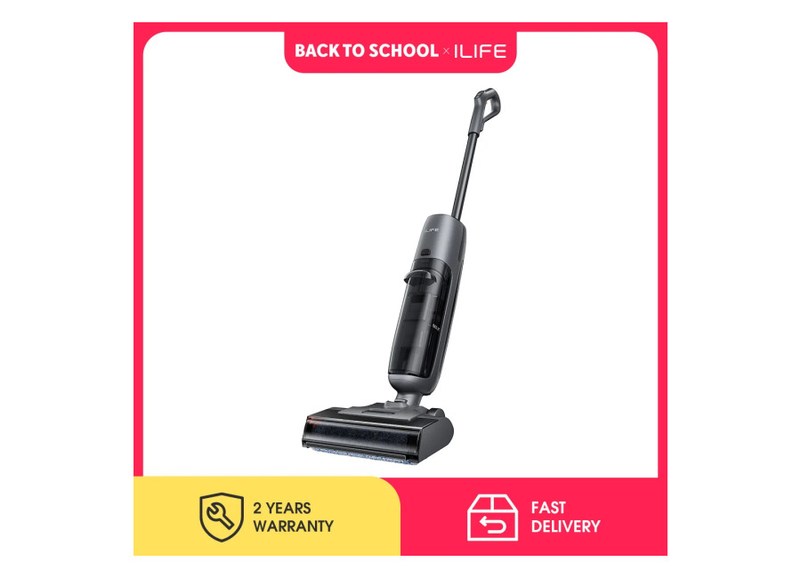 Aspiradora Inalámbrica ILIFE W90 Pro con Función de Mopa Húmeda y Seca, Succión de 7000 Pa,…
