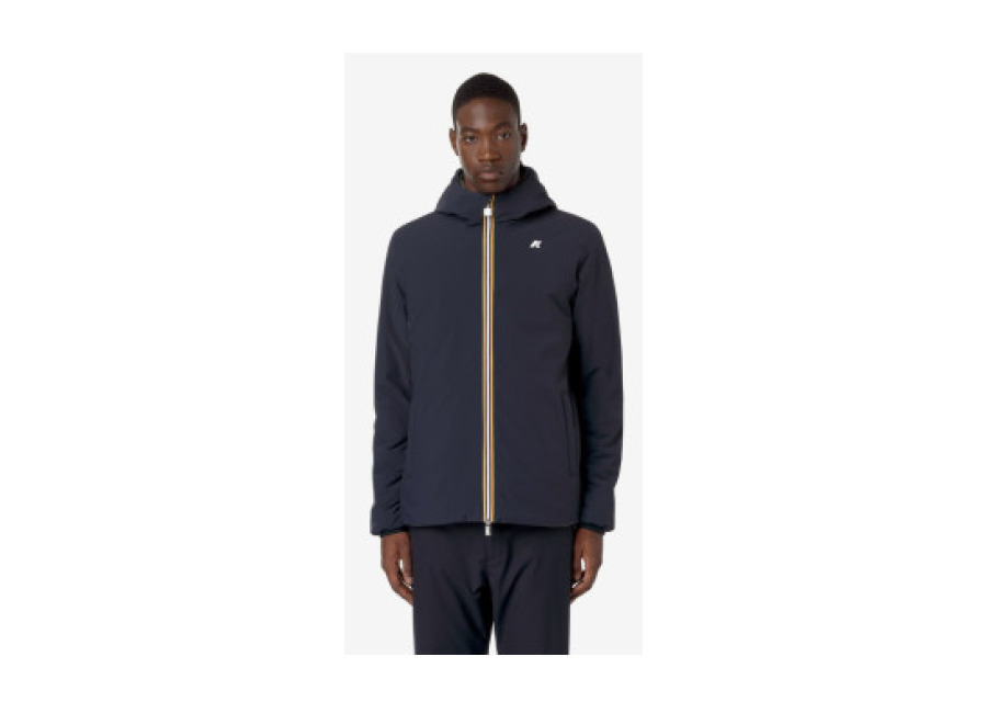 K-way para hombre. K6128VW Chaqueta reversible Jack marino, verde (S), Casual, Poliéster