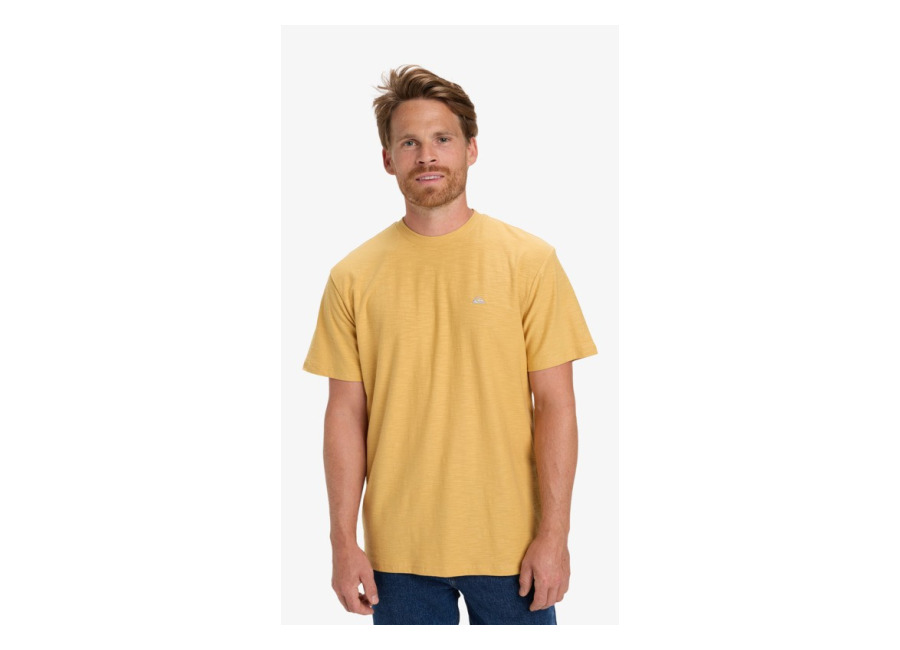 Quiksilver – Slub Roundneck – Camiseta de manga corta Amarillo hombre