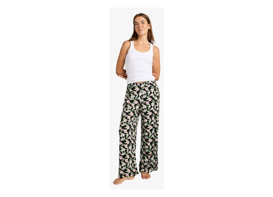 Roxy Midnight Avenue Crepe – Pantalón largo Negro mujer