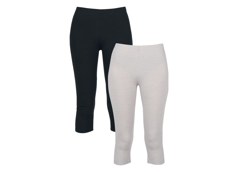 Red by EMP Leggins de RED by EMP – S XXL – para Mujer – Negro/gris oscuro