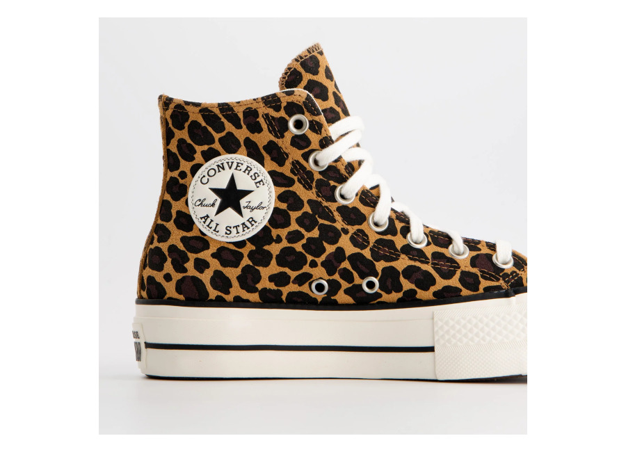 Converse Chuck Taylor All Star Cozy Suede – Zapatillas de ante animal print, 36