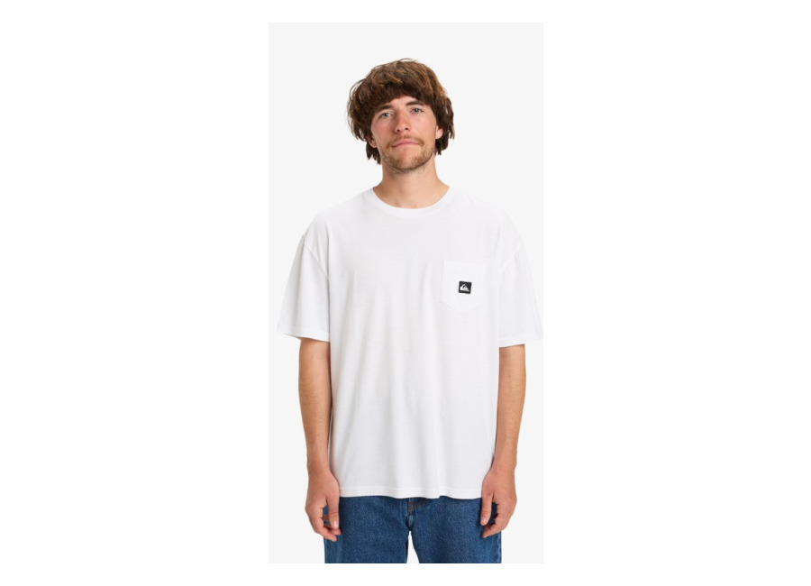 Quiksilver – Salt Water Pocket – Camiseta de manga corta Blanco hombre