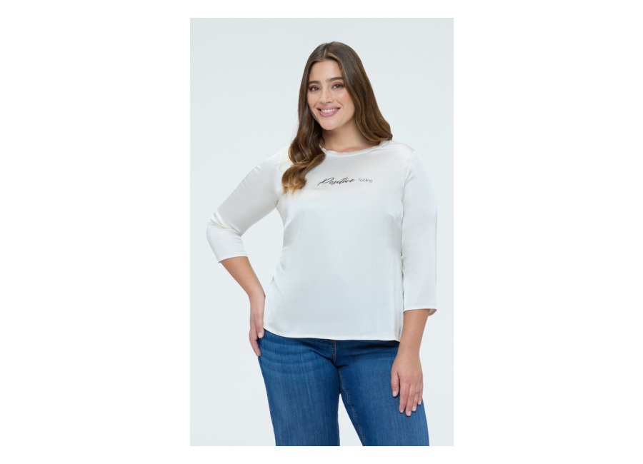 Fiorella Rubino Blusa de raso Positive feeling