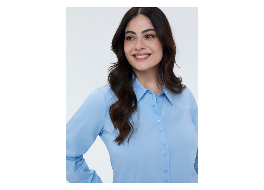 Fiorella Rubino Camisa clásica en popelín de algodón