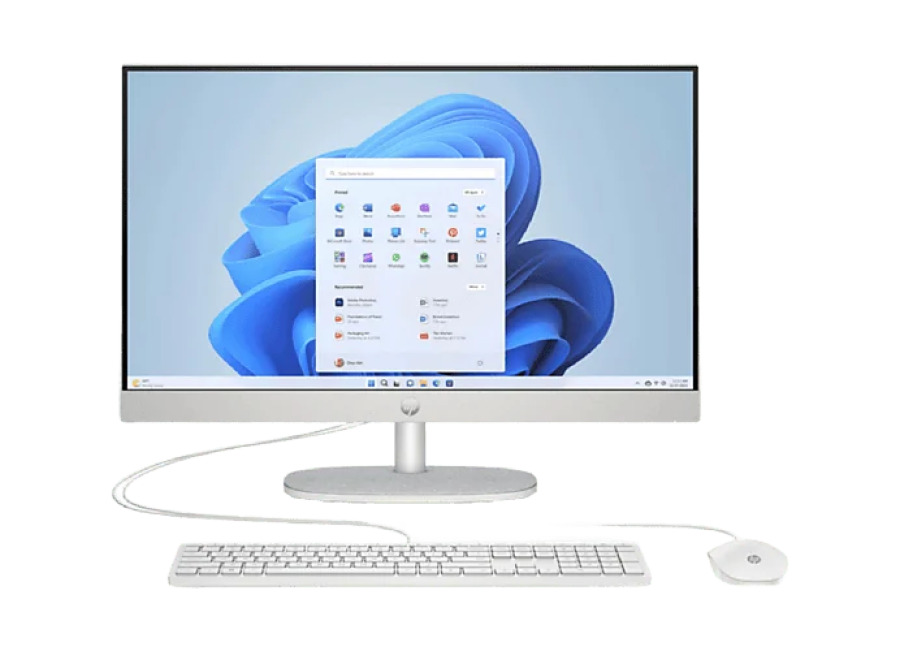 HP All in one – HP 24-cr0183ns, 23.8″ Full-HD, Intel® Core™ i5-1335U, 8 GB RAM, 512 SSD, Iris® Xᵉ, Windows 11 Home, Blanco caracola