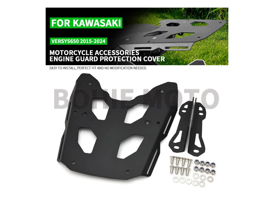 Portaequipajes trasero para motocicleta Kawasaki Versys 650 2015-2024, portaequipajes trasero apto para Versys-650 2015 2016 2017…