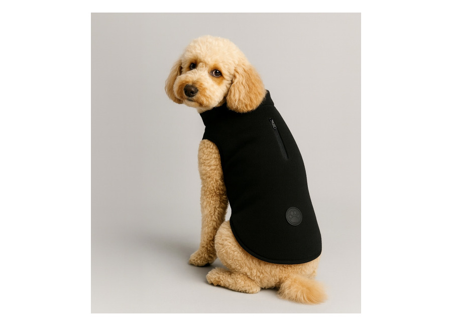 Nayeco Abrigo Fleece Jacket Negro para perro