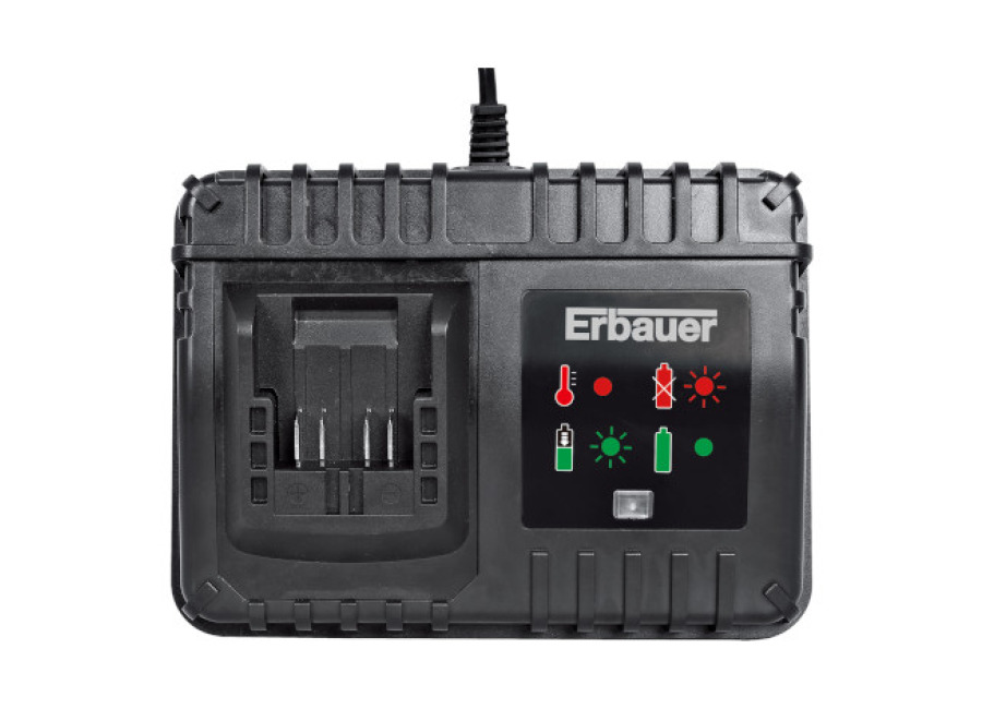 Erbauer Cargador rápido batería 12v erbauer