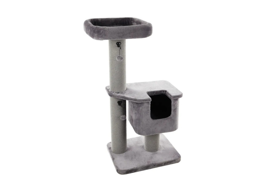 Flamingo Viola Árbol Rascador con cueva para gato