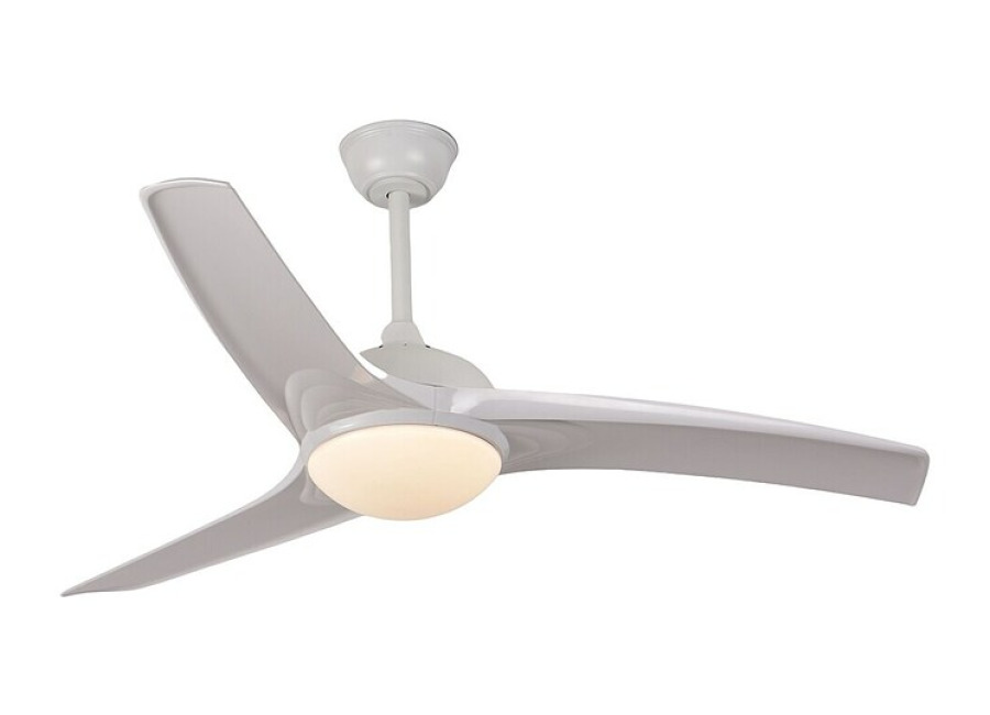 Ventilador de techo Elegance (Blanco, 132 cm, 35 W, Blanco cálido) + Garantía BAUHAUS 5 años para equipos eléctricos y motorizado
