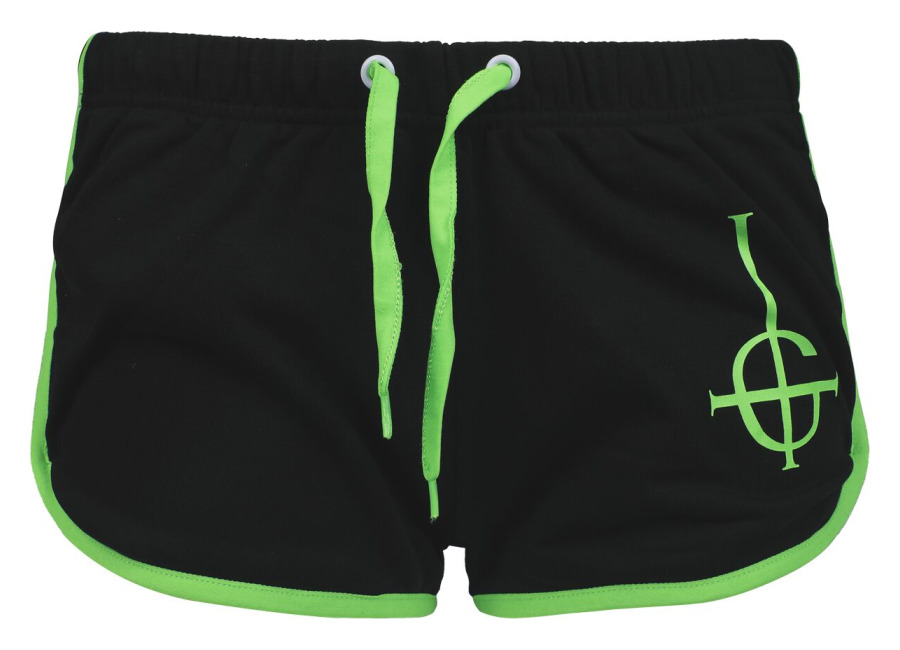 Ghost Pantalones cortos de Ghost – EMP Signature Collection – S XXL – para Mujer – Negro