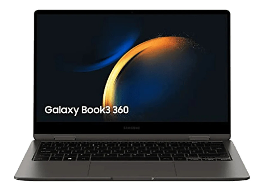 Samsung Convertible 2 en 1 – Samsung Galaxy Book3 360, 13.3″ FHD, Intel® Evo™ Core™ i5-1340P, 16GB RAM, 512GB, W11H, Teclado QWERTY español, Graphito