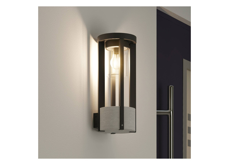 Lucande Overa aplique para exterior, E27