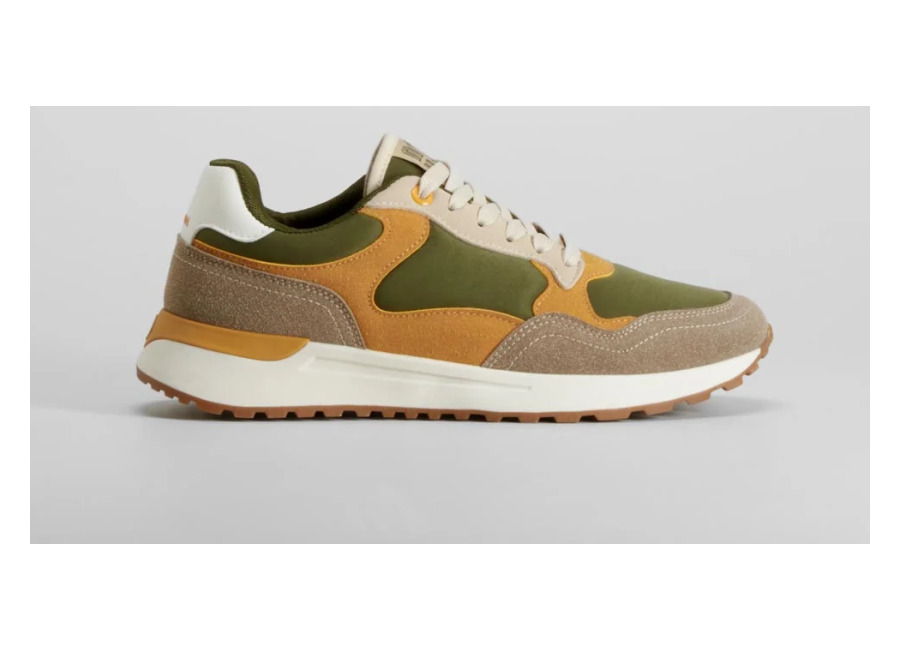 Nyc Zapatilla casual retro jogger verde NYC – Talla: 40