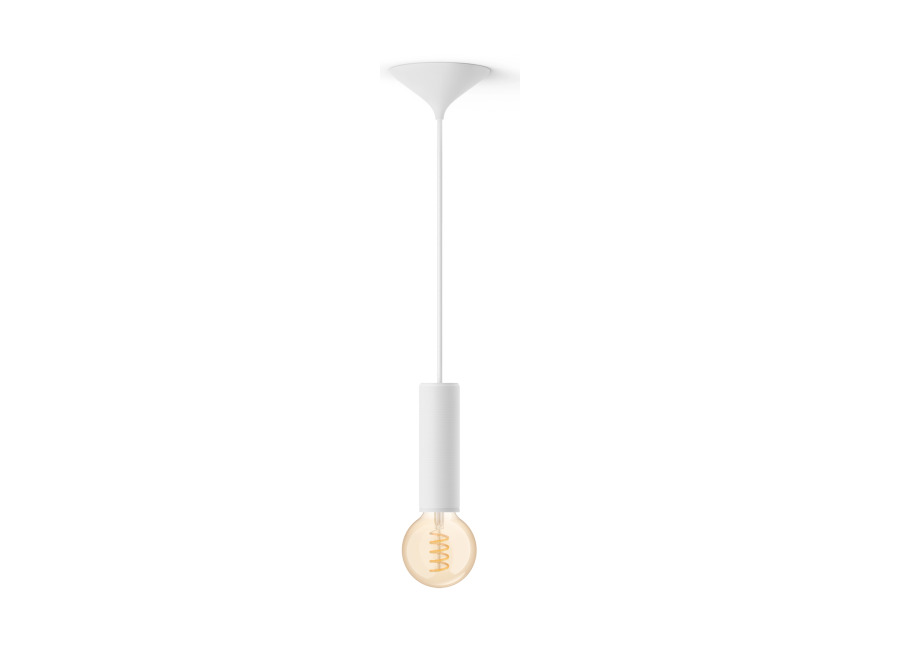 Philips Hue Philips Pack: Cable Blanco Para Bombilla De Filamento (m) + Bombilla De Filamento G93 (globo), Color Blanco Cálido A Frío