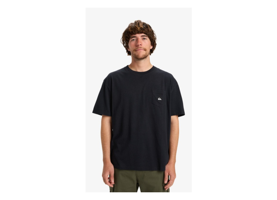 Quiksilver – Salt Water Pocket – Camiseta de manga corta Negro hombre