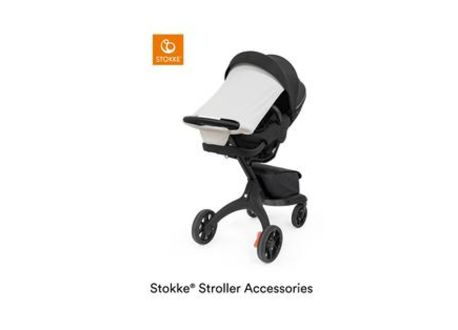 Stokke Toldo protector solar para Xplory gris claro