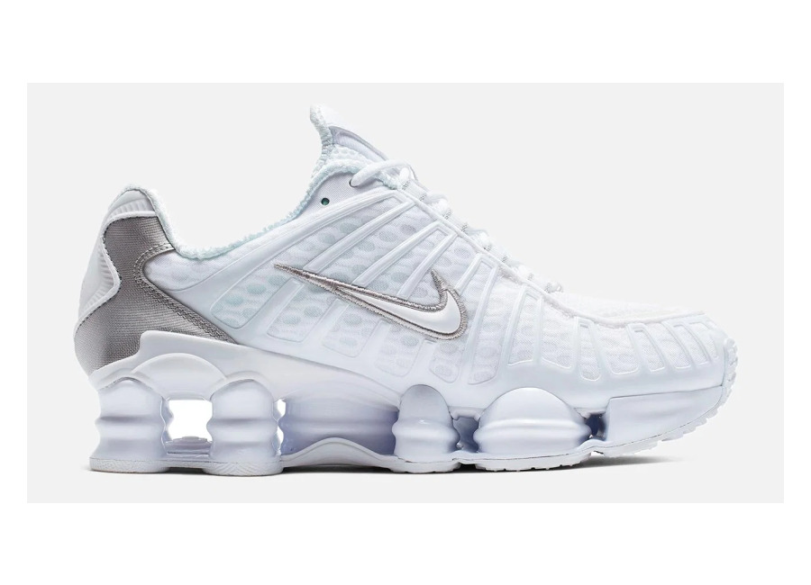Zapatillas Nike Shox TL White Metallic Silver – 35