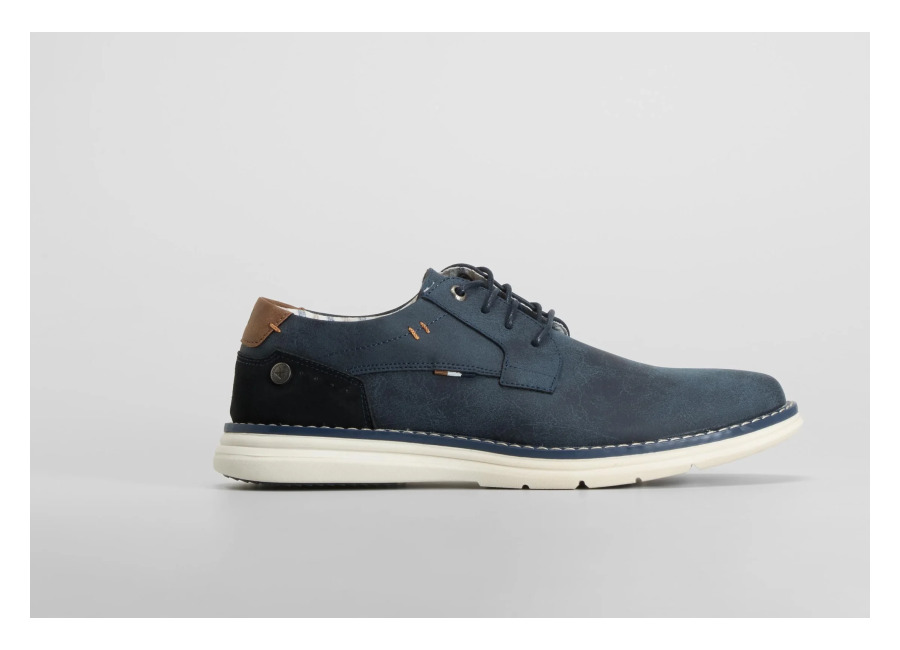 Xti Zapato blucher sport casual azul XTI – Talla: 40