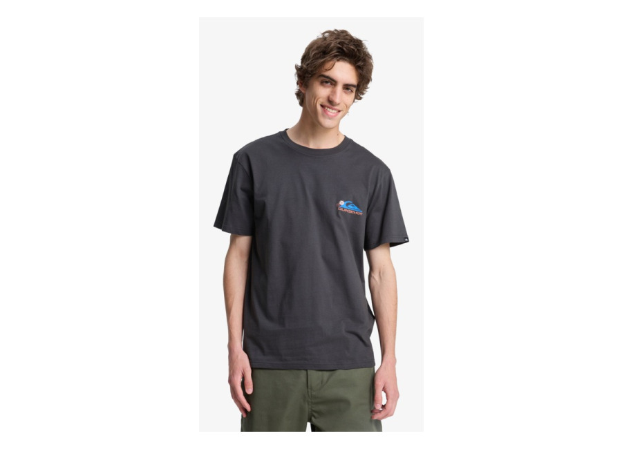 Quiksilver – EV Barrel Paradise – Camiseta de manga corta Negro Hombre