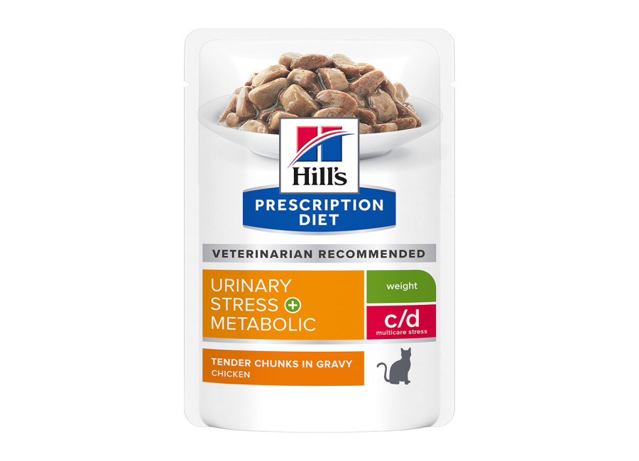 Hill’s Prescription Diet 36 x 85 g para gatos en oferta: 24 + 12 ¡gratis! – c/d Multicare Stress + Metabolic