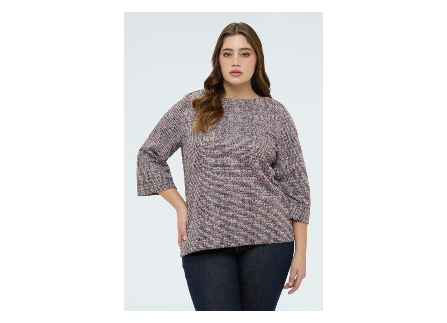 Fiorella Rubino Sudadera con cuello amplio