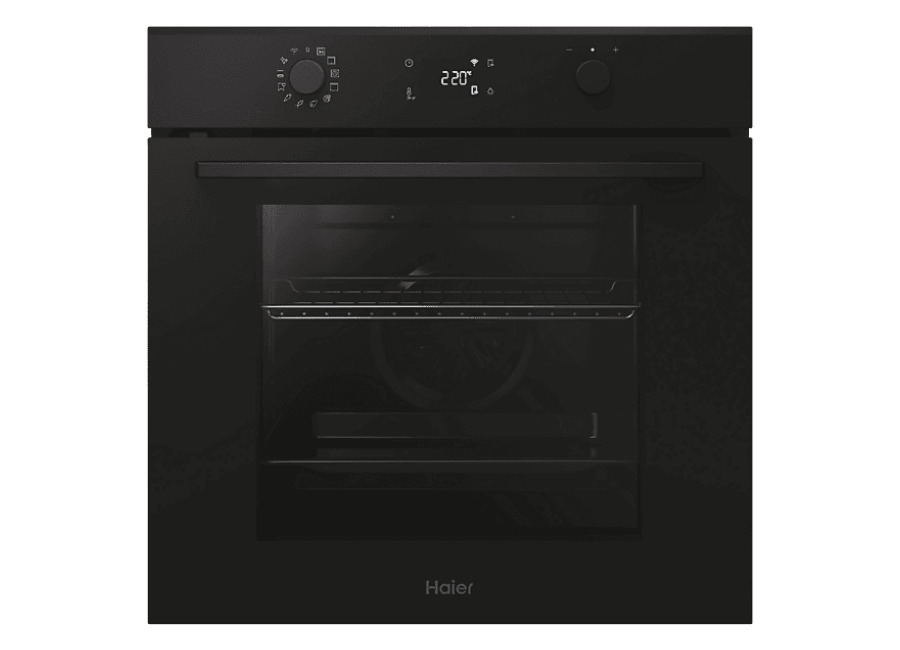 Haier Horno – Haier H6 ID2P5B3YTB, Multifunción, Pirolítico y por agua, 78 l, Cavidad XXL, 60 cm, Negro