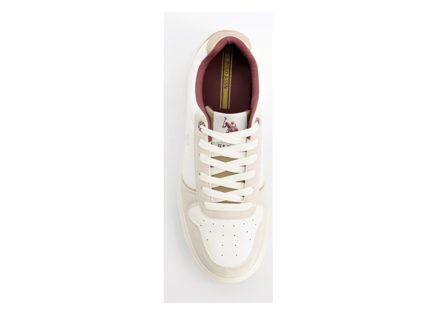U.S. Polo ASSN Zapatillas blancas efecto piel – U.S. Polo Assn. Zabry, 37