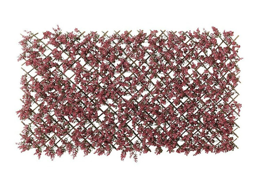 Celosía extensible Mimbre (An x Al: 1,5 x 1 m, Malva)