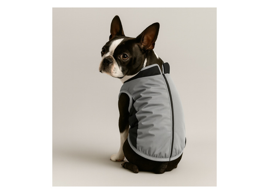 Nayeco Abrigo Reflectantre Gris para perro
