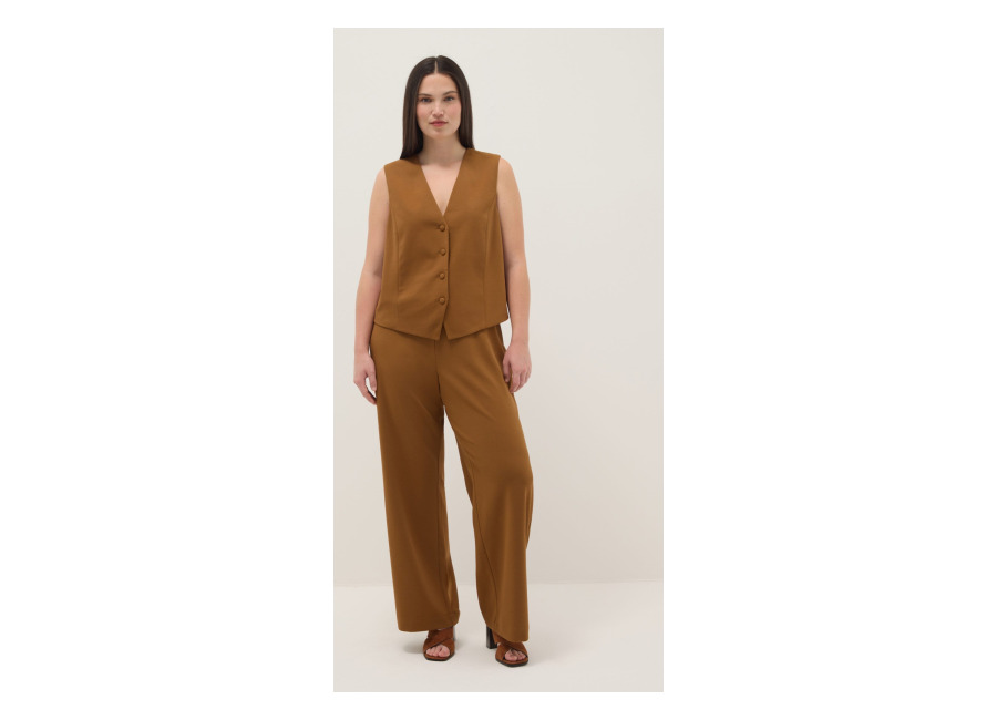 Mya Treggings Marrones Regular Fit, Mujer, Marrón claro, Talla: