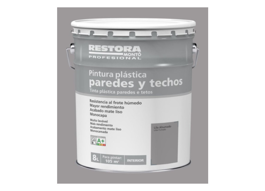 restora Pintura interior lila ahumado 8 l restora