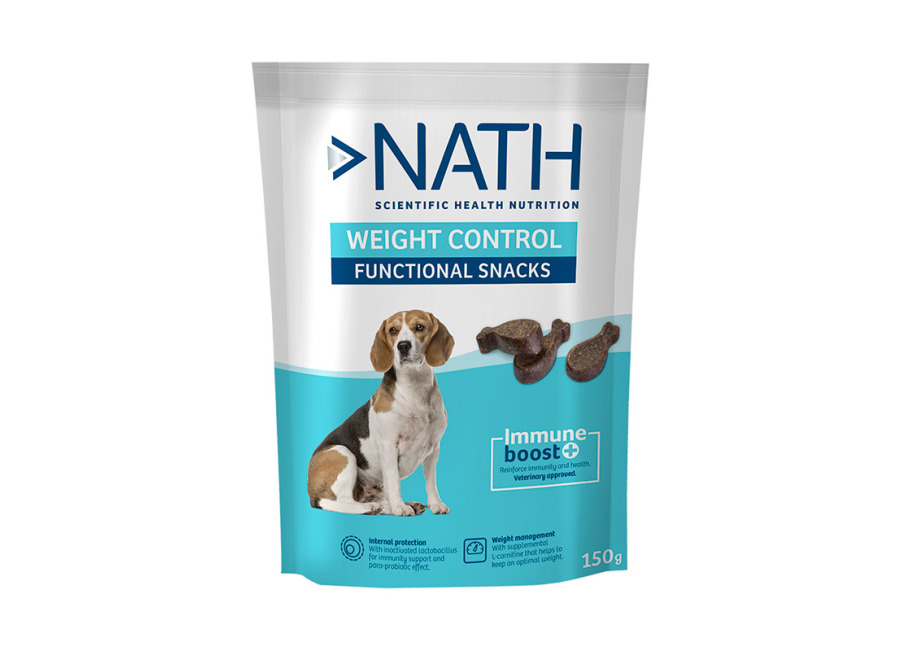 Nath 6 bolsitas x 150 g Nath Bocaditos Weight Control para perros ¡Pack ahorro!
