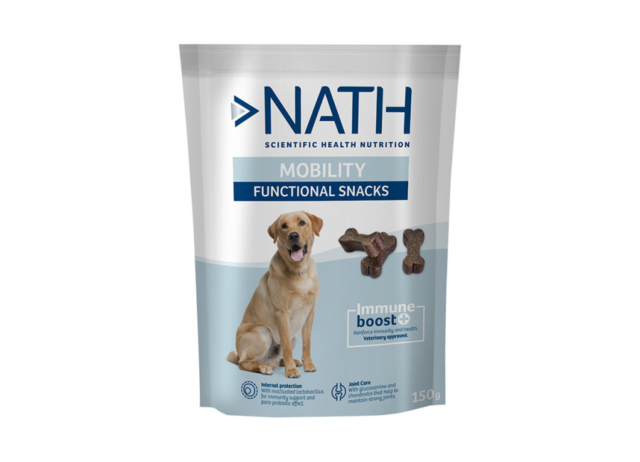 Nath 6 bolsitas x 150 g Nath Bocaditos Mobility para perros ¡Pack ahorro!