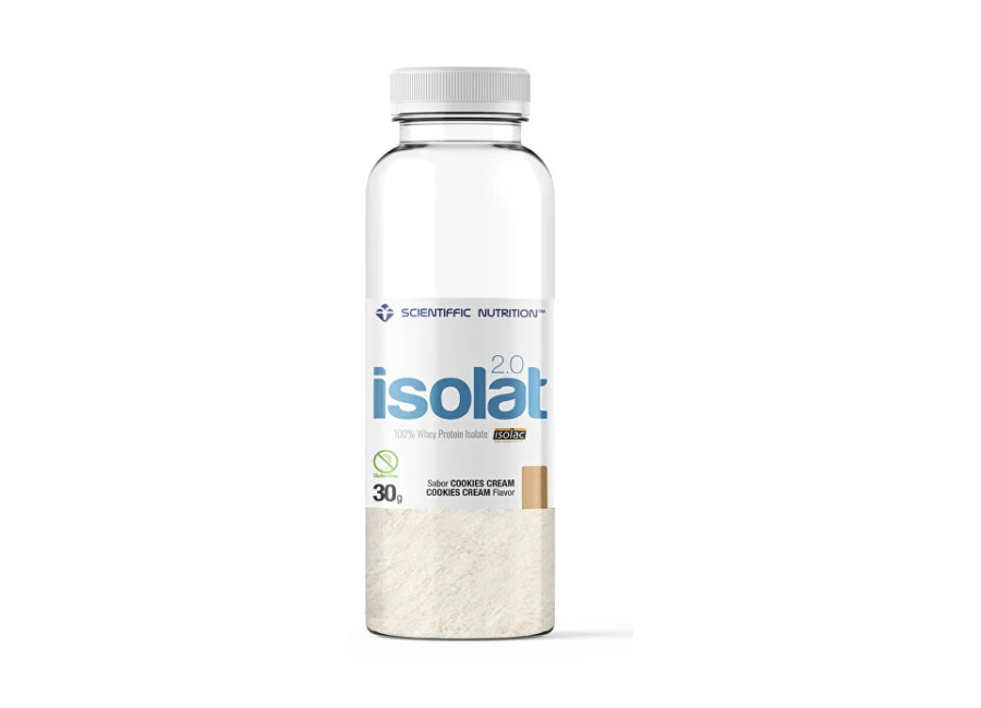 Scientiffic nutrition Nutrición científica Batido de Proteína de Suero Aislada Isolac 2.0 – Galleta 30 g