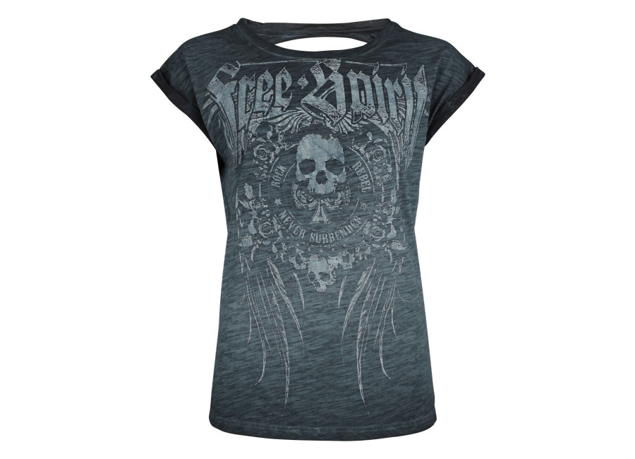 Rock Rebel by EMP Camiseta de Rock Rebel by EMP – Free Spirit – S XXL – para Mujer – Turquesa
