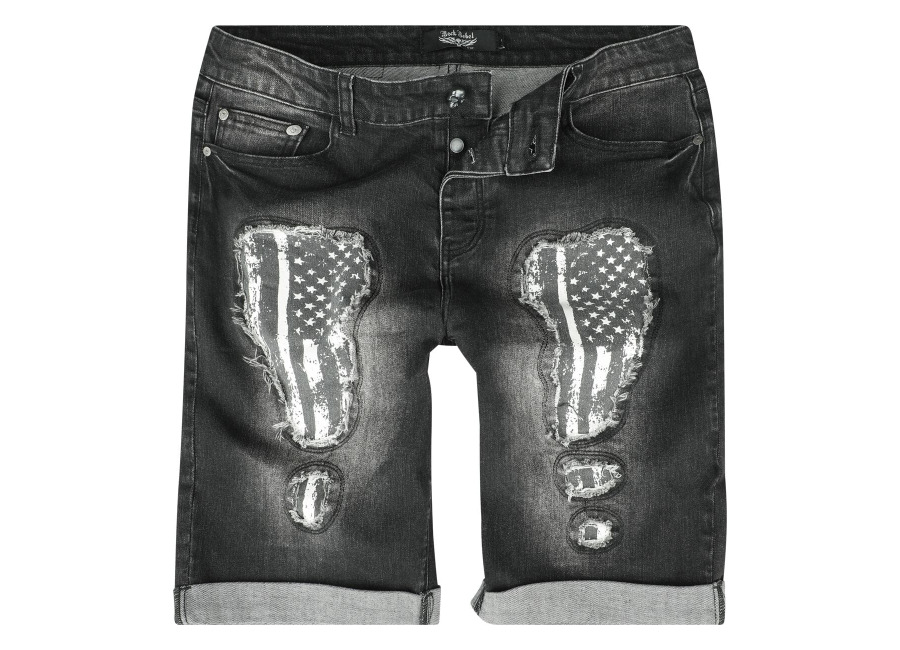 Rock Rebel by EMP Pantalones cortos de Rock Rebel by EMP – Walk With Me In Hell – 29 34 – para Hombre – Negro
