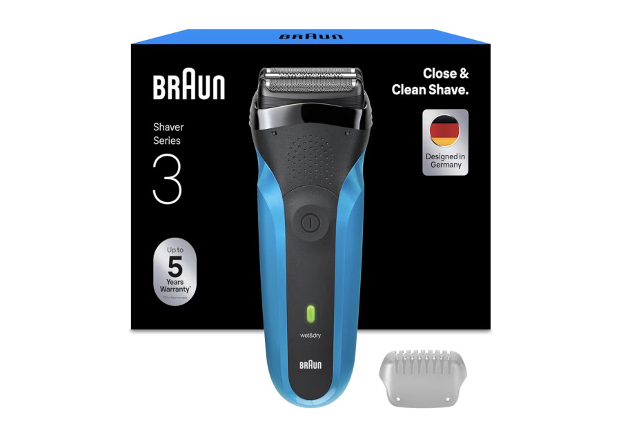 Braun Series 3 Afeitadora Eléctrica Hombre, 310S, Azul
