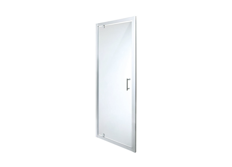 cooke_lewis Mampara de ducha semi pivotante transparente 190x80cm onega