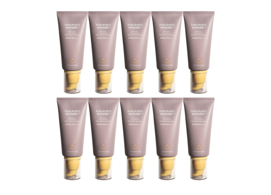 haruharu wonder [Oferta] haruharu wonder – Black Rice Pure Mineral Relief Daily Sunscreen SPF50+ PA++++ – 50ml (10ea) Set