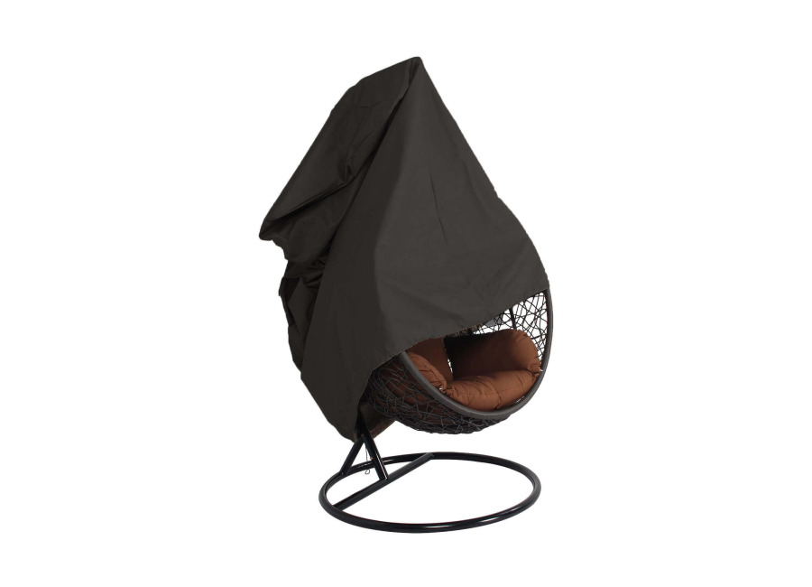 Home Deluxe Funda de lluvia para silla colgante CAPE CIELO – Negro
